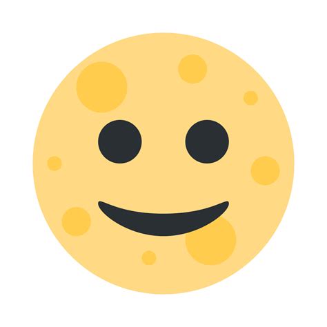 full moon emoji
